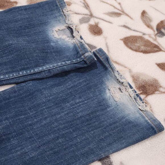 Vintage Frankie B Embroidered Butterfly Pockets Jeans Size 2 - Picture 12 of 14